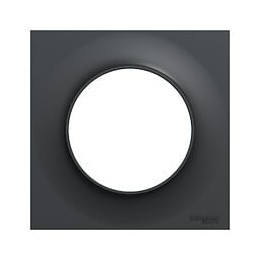 Odace Styl -  plaque anthracite - 1 poste