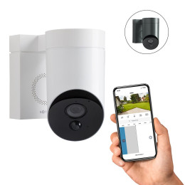 Somfy 2401560 - Outdoor Camera blanche caméra surveillance extérieure