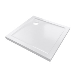 Receveur de douche acrylique Pure 2 - Blanc - l80xP80cm