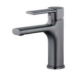 Mitigeur de Lavabo gris métal ANCUZ by Eurosanit