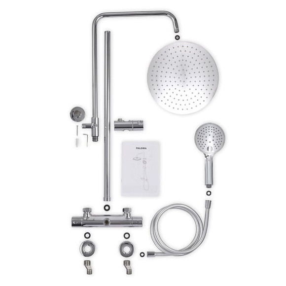 Colonne de Douche avec Mitigeur Thermostatique PALOMA by Eurosanit