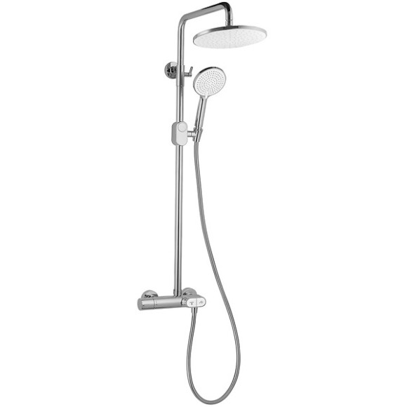 Colonne de Douche avec Mitigeur Thermostatique avec Boutons Poussoirs SWITCHEA by Eurosanit