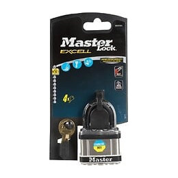 Cadenas MASTER LOCK Acier inox. Laminé Haute Sécurité