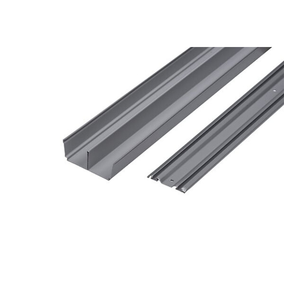 rail acier gris 1800 mm