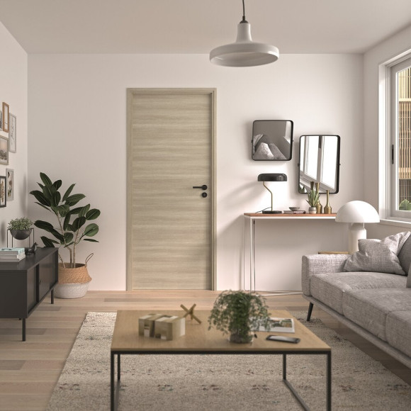 Bloc porte réversible spe verone2 chêne taupe 830mm