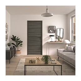 Bloc porte réversible spe milano2 chêne gris fonce 730mm