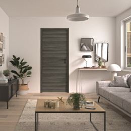 Bloc porte réversible spe milano2 chêne gris fonce 830mm