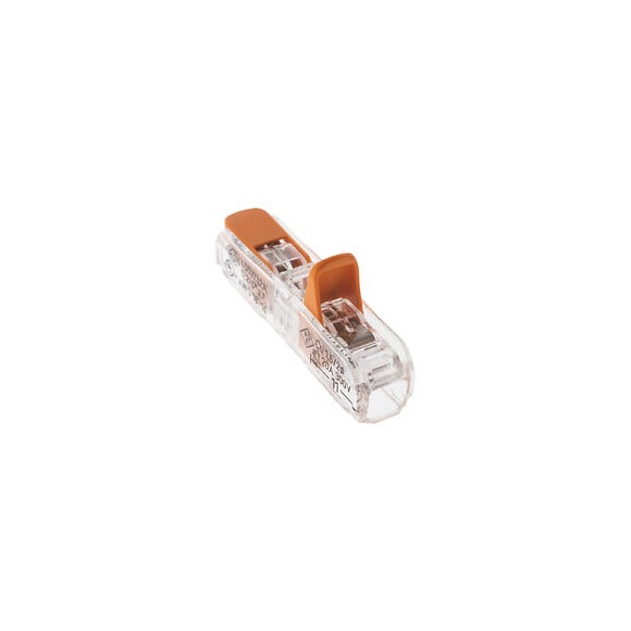 Lot de 10 bornes à  leviers IN LINE S221 - Conducteurs 0.2 à  4mm² max - Orange - Wago