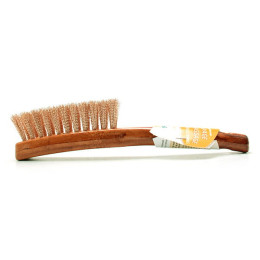 BROSSE ALLONGEE A MANCHE BRONZE VERITABLE