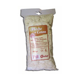 SACHET DE 200G DE MECHE DE COTON