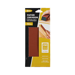 6 FEUILLES 93X230 MM CORINDON GRAIN 150