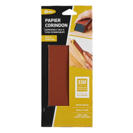 6 FEUILLES 93X230 MM CORINDON GRAIN 150