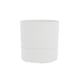 Pot de fleurs rond Aquaduo de 243 cm blanc ivoire