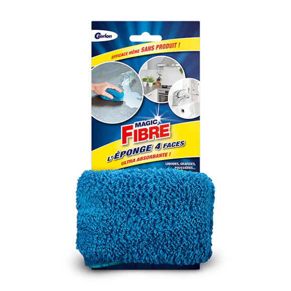 EPONGE MAGIC FIBRE BLEUE