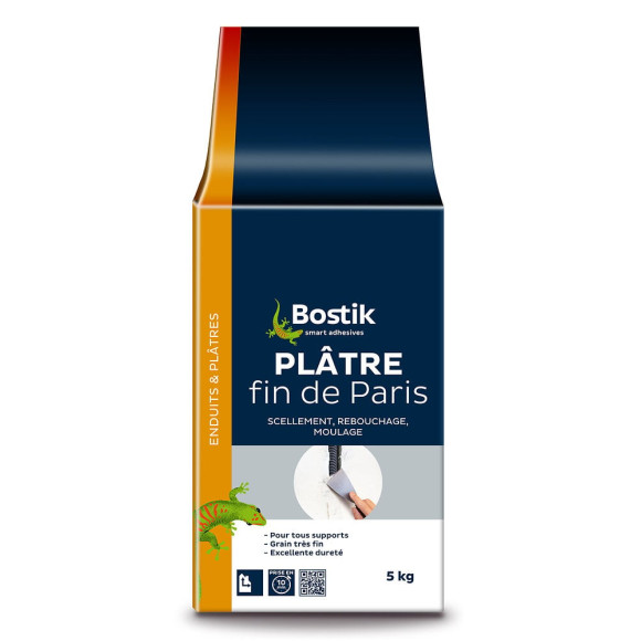 Plâtre fin poudre 5 kg