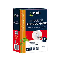 Enduit de rebouchage poudre 1 kg BOSTIK