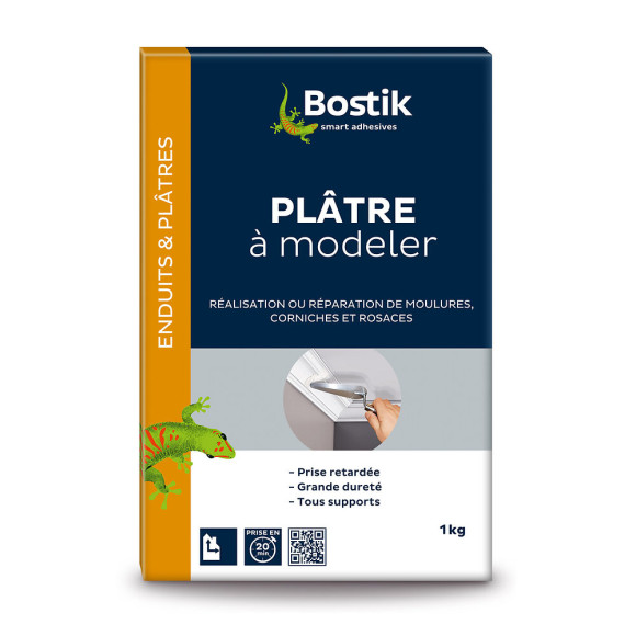 Plâtre à  modeler 1 kg BOSTIK