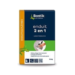 Enduit 2 en 1 poudre 15 kg BOSTIK