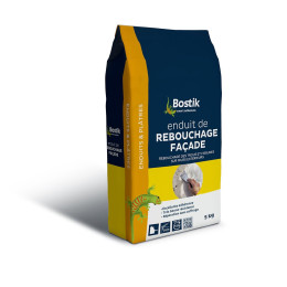 Enduit de rebouchage façade poudre 5 kg BOSTIK