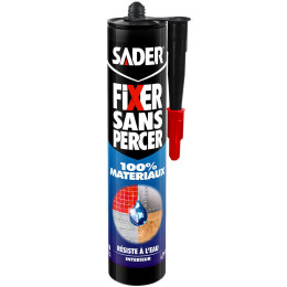 Sader fixer sans percer 100% materiaux cartouche 290ml