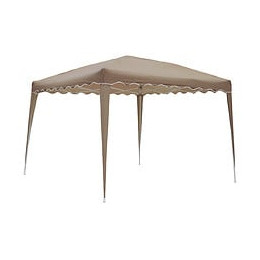 Tonnelle pliante - Taupe - 3x3m