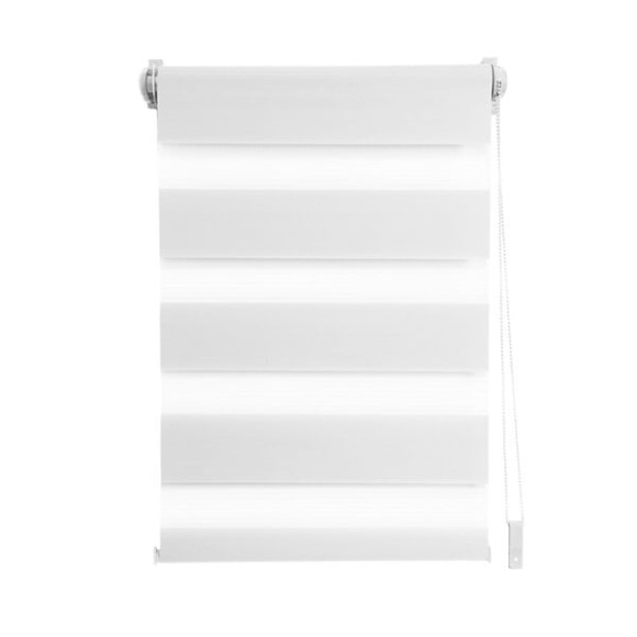 Store Easy Jour-Nuit sur rail blanc l.41xh.250cm