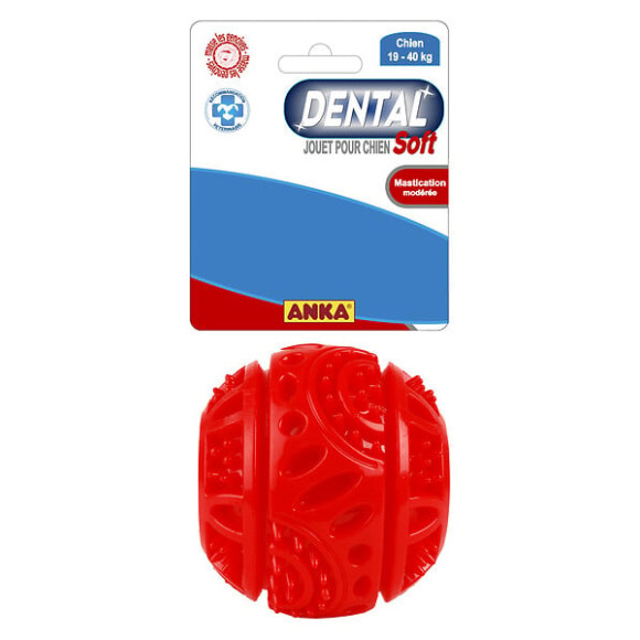 SOFT DENTAL BALLE Ã9cm SOFT MODERE