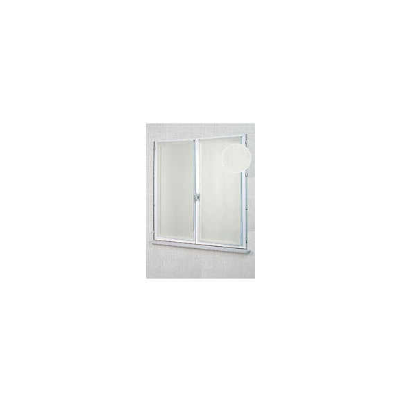 Paire de vitrage Noémie 2x60x120 blanc