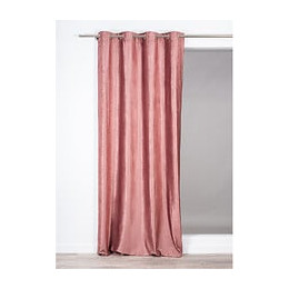 Rideaux Stores tissus px veggy Rose poudre 140x260