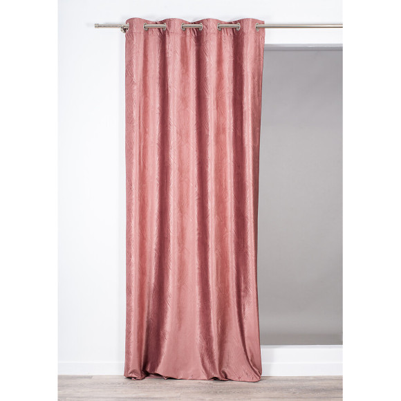 Rideaux Stores tissus px veggy Rose poudre 140x260