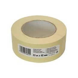 Double face toilé sols irréguliers beige 25 m x 48 mm