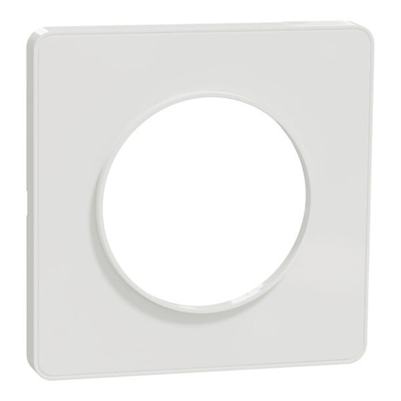 Odace Touch - plaque de finition 1 poste - blanc