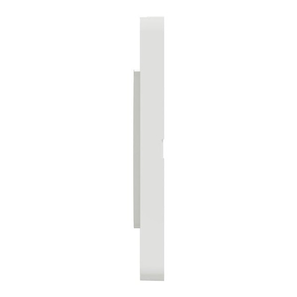 Odace Touch - plaque - blanc 2 postes horiz. ou vert