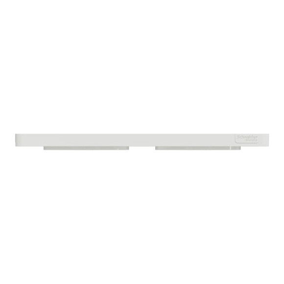 Odace Touch - plaque - blanc 2 postes horiz. ou vert