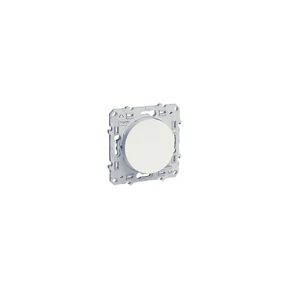 Odace Bouton poussoir Blanc 10 A à  vis