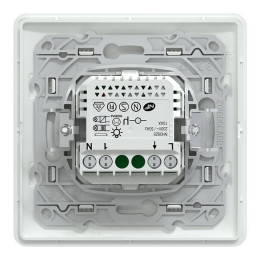 Ovalis Monobloc Détecteur de présence et de mouvement Blanc