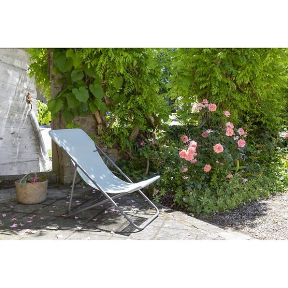 Transat de jardin - Format maxi - Tilleul - 62cm