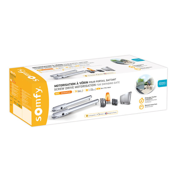 Somfy 1240370 - Motorisation SGS Essential à  vis pour portail battant