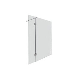 Paroi de douche ITALIENNE - Verre trempé 8mm - Transparent - 120x200cm