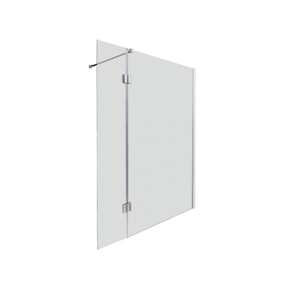 Paroi de douche ITALIENNE - Verre trempé 8mm - Transparent - 120x200cm