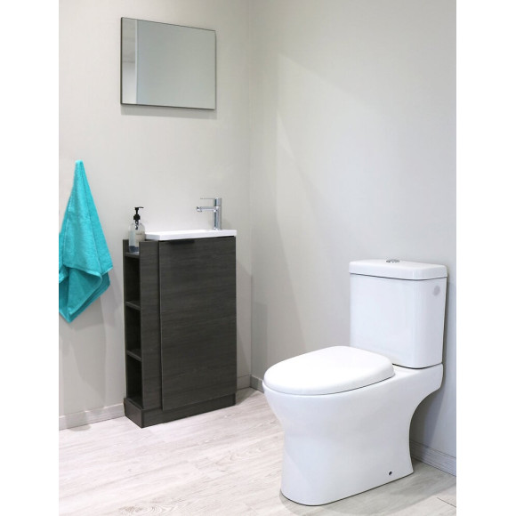 Pack WC ADI sans bride Sortie Horizontale - H76xl379xP645cm -Céramique blanche