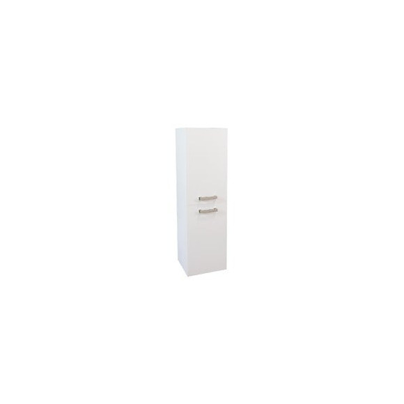 Colonne de Salle de Bain SMART - A suspendre - 2 Portes - 35cm - Finitions Blanc