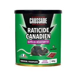 Raticide canadien forte infestation 150gr