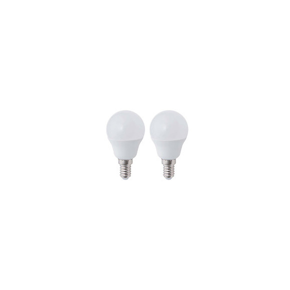 Ampoule LED XXCELL Sphère - E14 équivalent 40W x2