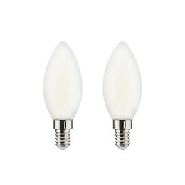 Ampoule LED Filament XXCELL Flamme Dépolie - E14 équivalent 40W x2