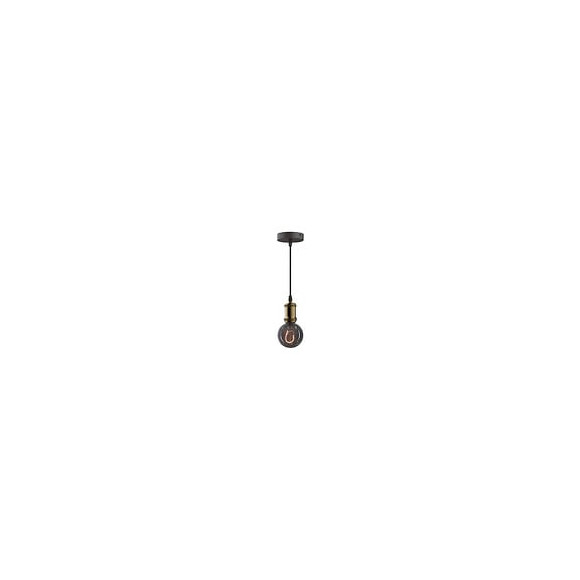 Suspension luminaire style antique XXCELL - bronze mat - E27 - 1m