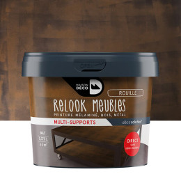 Peinture pour meuble Relook Meubles MAISON DECO. effet rouille 0.375L