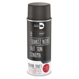 Peinture aérosol Relook Tout - Quartz noir - 400ml