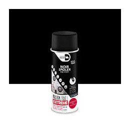 Peinture aérosol relook tout extrême noir spoiler mat 400 ml