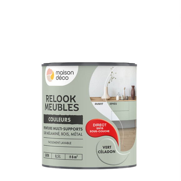 Peinture Relook Meubles - Vert Celadon - 05L